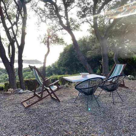 Secluded Seaside W Garden Sea-sunset View 펜션 Korakokhórion